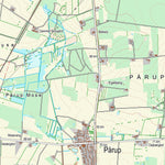 Kortforsyningen Bording (1:25,000 scale) digital map