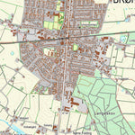 Kortforsyningen Bramming (1:25,000 scale) digital map