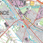 Kortforsyningen Brande (1:50,000 scale) digital map