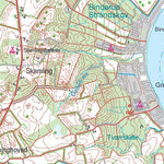 Kortforsyningen Christiansfeld (1:50,000 scale) digital map