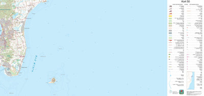 Kortforsyningen Ebeltoft 2 (1:50,000 scale) digital map