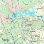 Kortforsyningen Ejstrupholm (1:25,000 scale) digital map