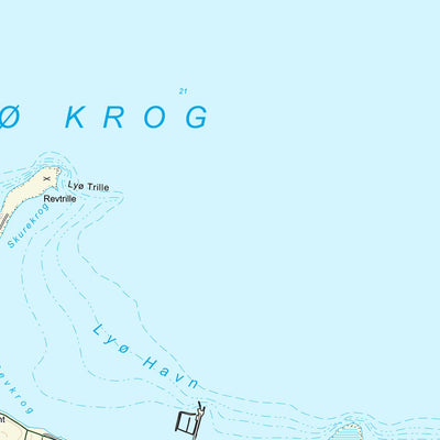 Kortforsyningen Faaborg (1:25,000 scale) digital map