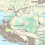 Kortforsyningen Faaborg (1:25,000 scale) digital map