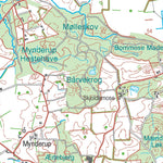 Kortforsyningen Faaborg (1:50,000 scale) digital map