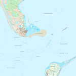 Kortforsyningen Fanø (1:25,000 scale) digital map