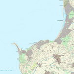 Kortforsyningen Fårevejle (1:25,000 scale) digital map