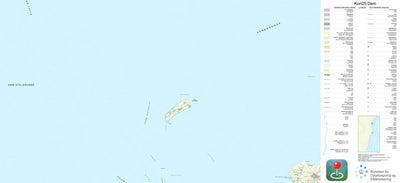 Kortforsyningen Femø (1:25,000 scale) digital map