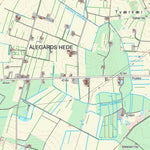 Kortforsyningen Fjerritslev (1:25,000 scale) digital map