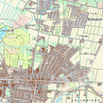 Kortforsyningen Fjerritslev (1:25,000 scale) digital map