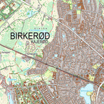 Kortforsyningen Frederikssund (1:25,000 scale) digital map