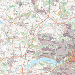 Kortforsyningen Galten (1:50,000 scale) digital map