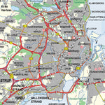 Kortforsyningen General Map of Denmark (1:250,000) digital map