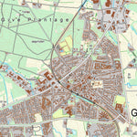 Kortforsyningen Give (1:25,000 scale) digital map