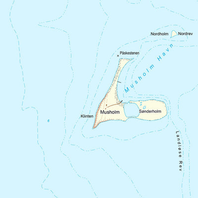 Kortforsyningen Gørlev (1:25,000 scale) digital map
