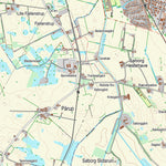 Kortforsyningen Græsted (1:25,000 scale) digital map