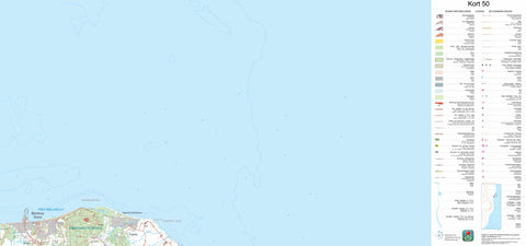 Kortforsyningen Grenaa 2 (1:50,000 scale) digital map