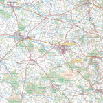 Kortforsyningen Grindsted (1:100,000 scale) digital map
