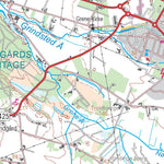 Kortforsyningen Grindsted (1:100,000 scale) digital map