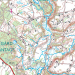 Kortforsyningen Grindsted (1:100,000 scale) digital map