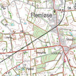 Kortforsyningen Haarby (1:50,000 scale) digital map