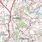 Kortforsyningen Haderslev (1:100,000 scale) digital map