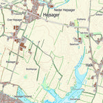 Kortforsyningen Haderslev (1:25,000 scale) digital map