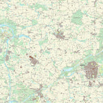 Kortforsyningen Hammel (1:25,000 scale) digital map