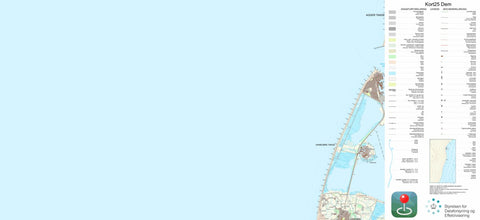 Kortforsyningen Harboøre (1:25,000 scale) digital map