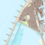 Kortforsyningen Harboøre (1:25,000 scale) digital map