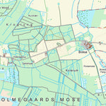 Kortforsyningen Haslev (1:25,000 scale) digital map