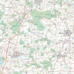 Kortforsyningen Haslev (1:50,000 scale) digital map