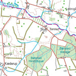 Kortforsyningen Haslev (1:50,000 scale) digital map