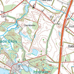 Kortforsyningen Haslev (1:50,000 scale) digital map