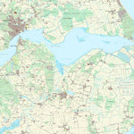 Kortforsyningen Havndal (1:25,000 scale) digital map