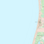 Kortforsyningen Henne (1:25,000 scale) digital map