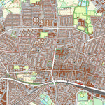 Kortforsyningen Herning (1:25,000 scale) digital map