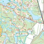 Kortforsyningen Herning (1:50,000 scale) digital map