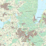 Kortforsyningen Hillerød (1:25,000 scale) digital map