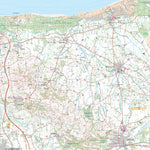 Kortforsyningen Hjørring 1 (1:50,000 scale) digital map