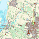 Kortforsyningen Højslev (1:25,000 scale) digital map
