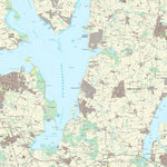 Kortforsyningen Holbæk (1:25,000 scale) digital map