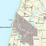 Kortforsyningen Holbæk (1:25,000 scale) digital map