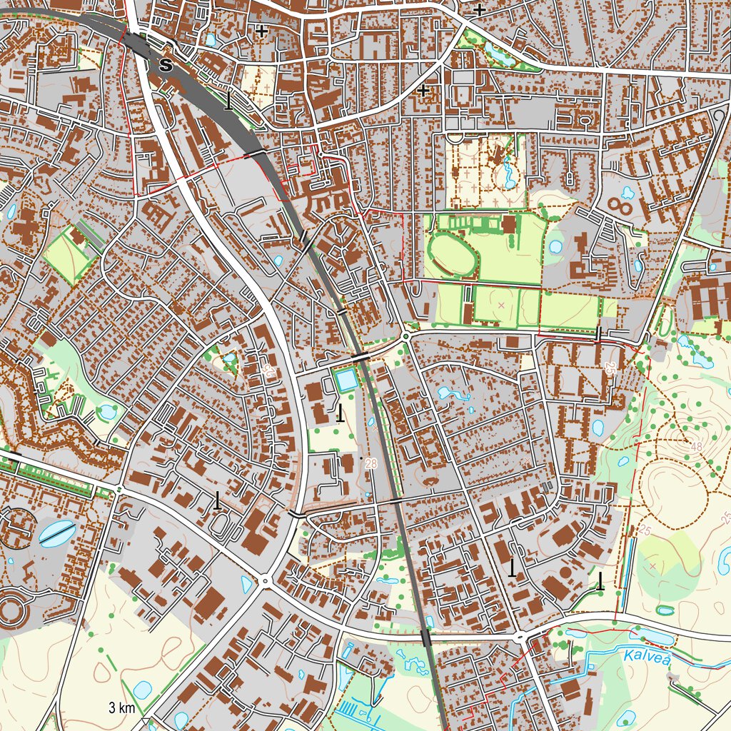Holbæk (1:25,000 scale) Map by Kortforsyningen | Avenza Maps