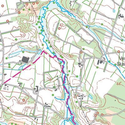 Kortforsyningen Holstebro (1:50,000 scale) digital map
