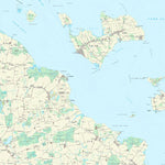 Kortforsyningen Horslunde (1:25,000 scale) digital map