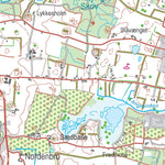 Kortforsyningen Humble (1:50,000 scale) digital map