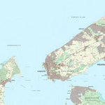 Kortforsyningen Hundested 1 (1:25,000 scale) digital map