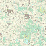 Kortforsyningen Hvalsø (1:25,000 scale) digital map