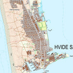 Kortforsyningen Hvide Sande (1:25,000 scale) digital map